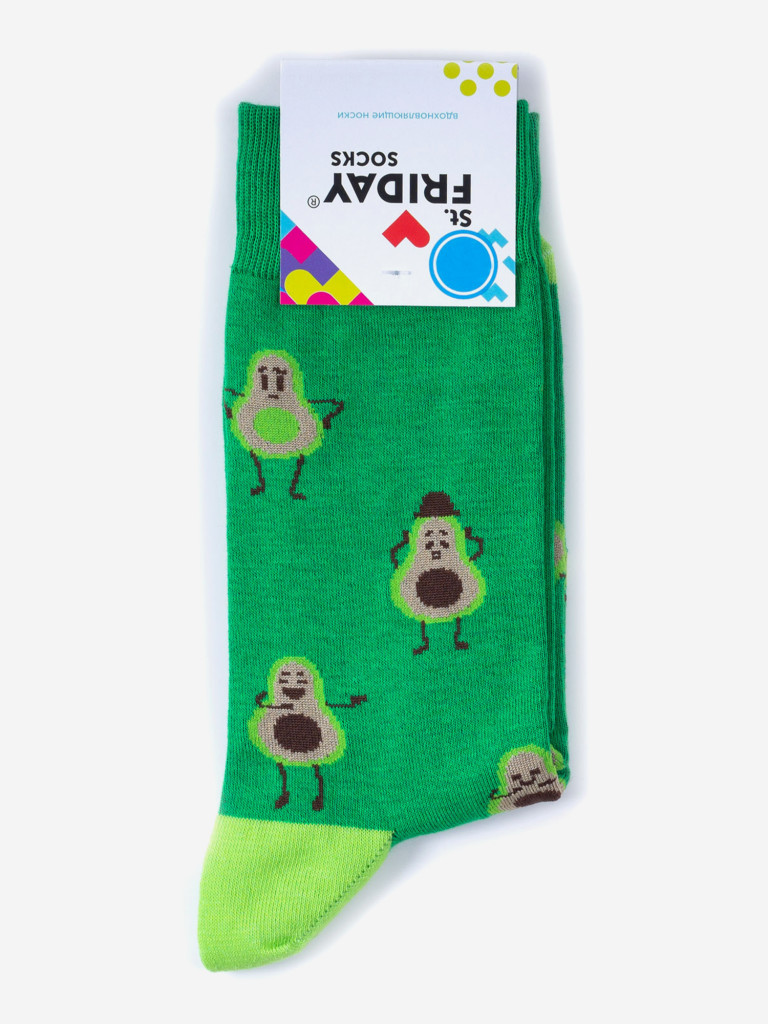 Носки с рисунками St.Friday Socks, Авокадо