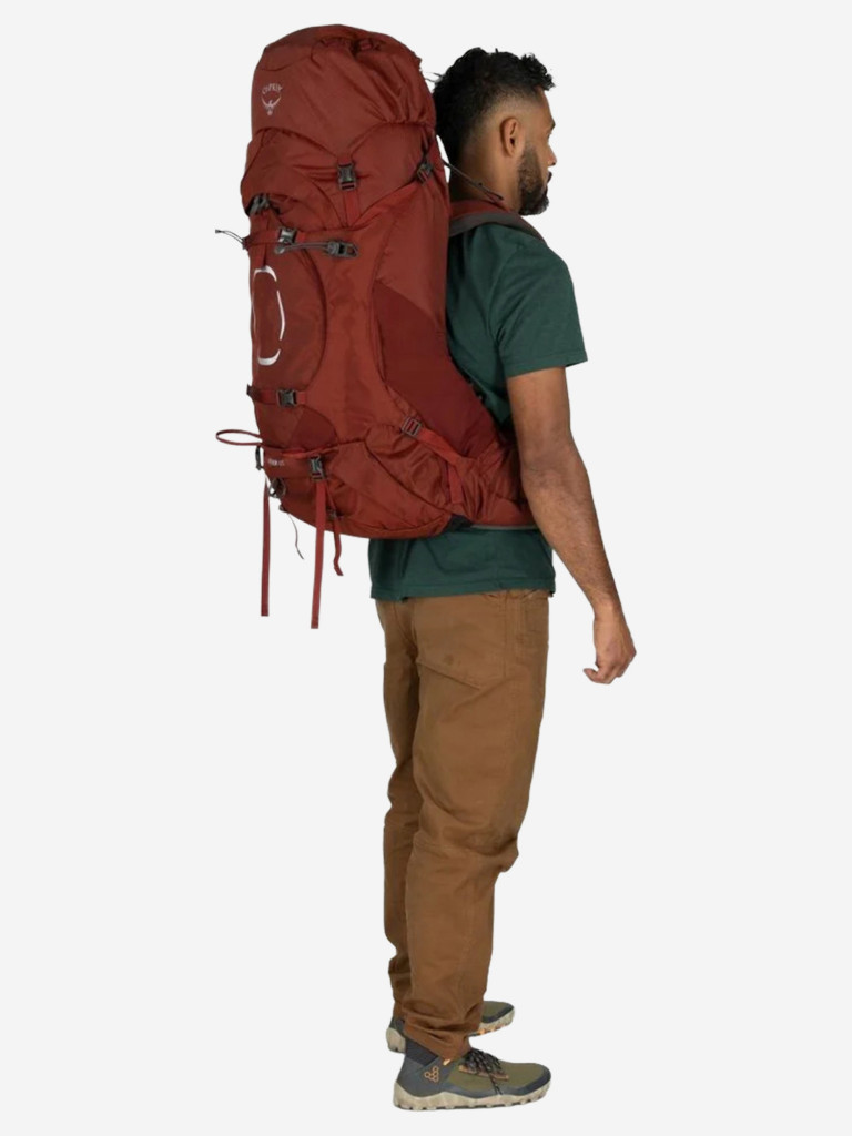 Рюкзак Osprey Aether 65 Deep Acorn Red