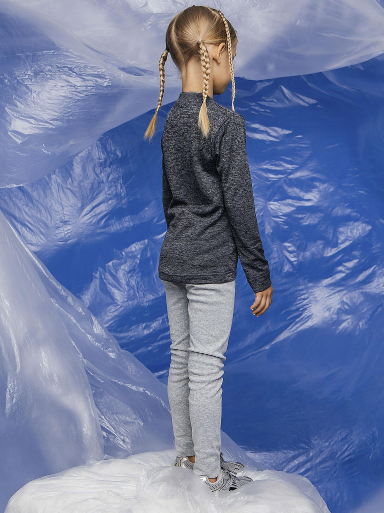 Термобелье верх для девочек batik темно-серый