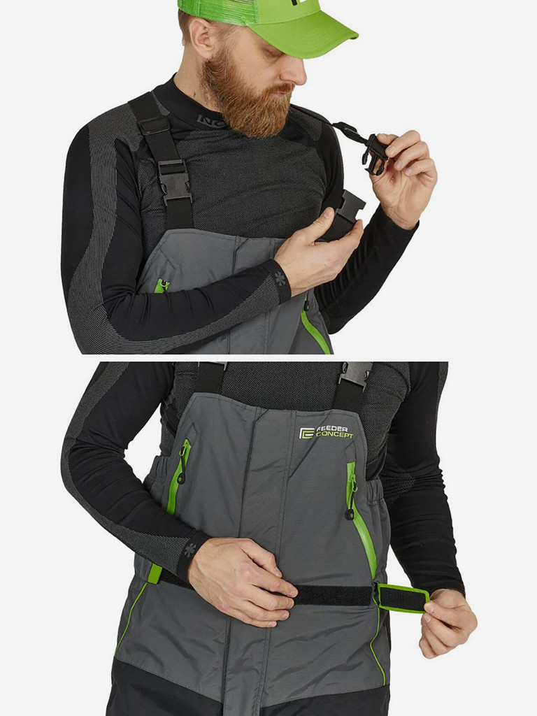 Костюм демисезонный Norfin FEEDER CONCEPT THERMO (куртка+полукомбинезон) для рыбалки и охоты