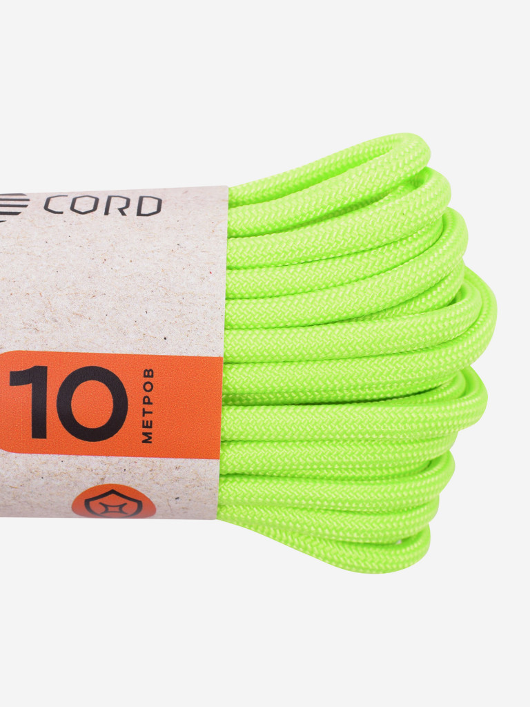 Паракорд 550 T-Gear x CORD nylon 10м (Neon Green)