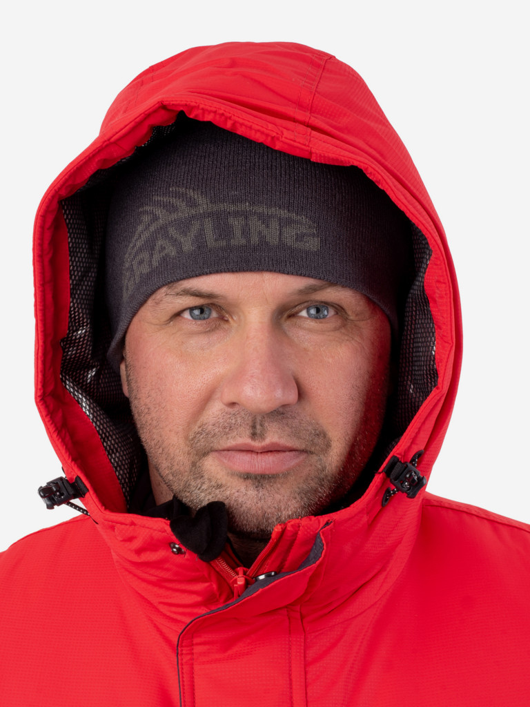 Костюм для рыбалки зимний -35, GRAYLING, Соболь красный-графит