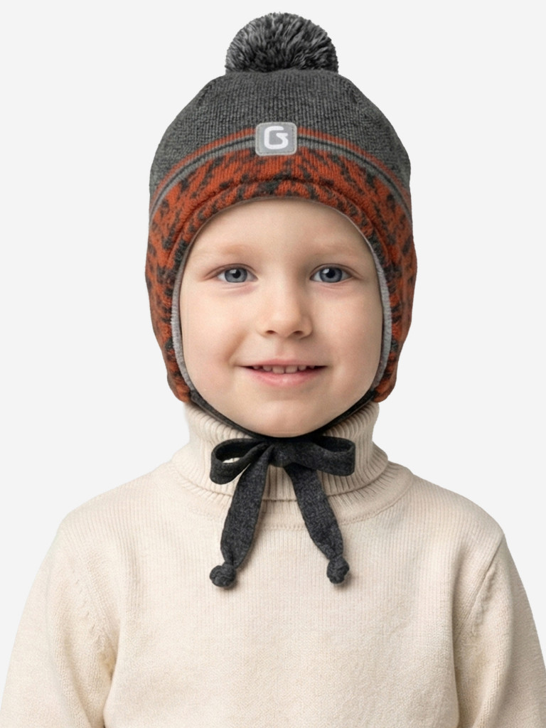 Шапка для мальчика GUSTI GW25AC1218B-GRAY