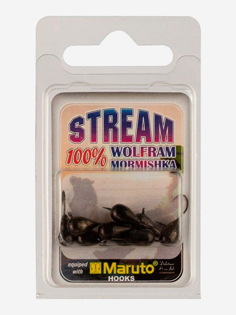 Мормышка Helios вольфрамовая Капля с ушком 5мм 2.00г Bn (MW-1150-Bn), 10 штук в упаковке