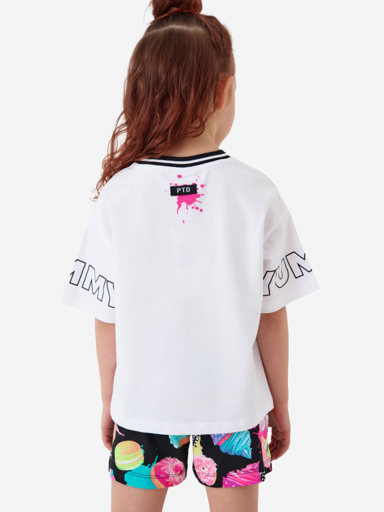 Комплект для девочек: футболка, шорты PlayToday
