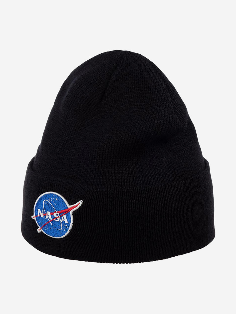 Шапка с отворотом AMERICAN NEEDLE 21019A-NASA NASA Cuffed Knit (черный)