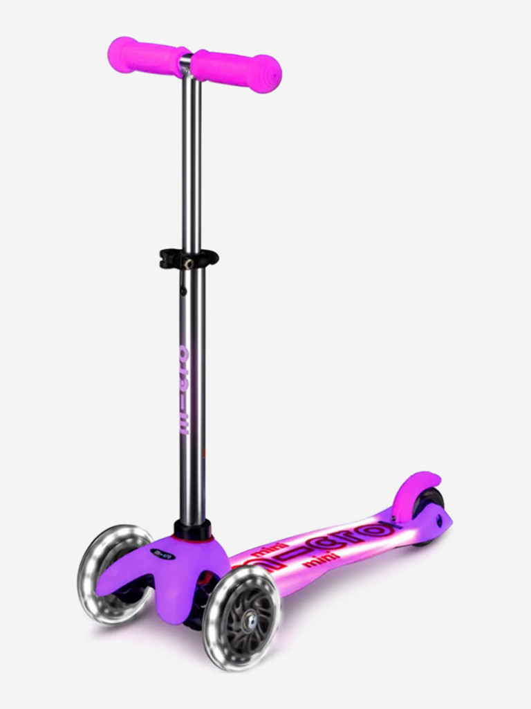Самокат Micro Mini Deluxe Glow Plus &#40;светящийся&#41; LED 2025