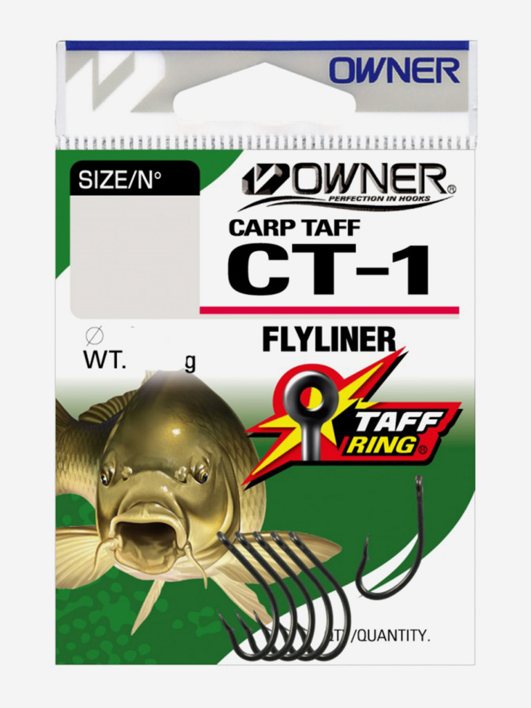 Крючок OWNER Carp Taff Flyliner teflon №6 6шт