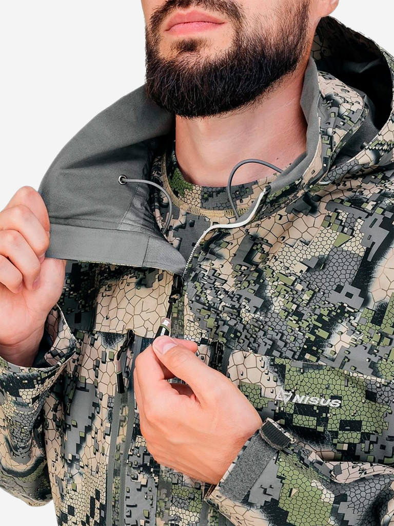 Костюм демисезонный Nisus Phantom (куртка+брюки) для рыбалки и охоты