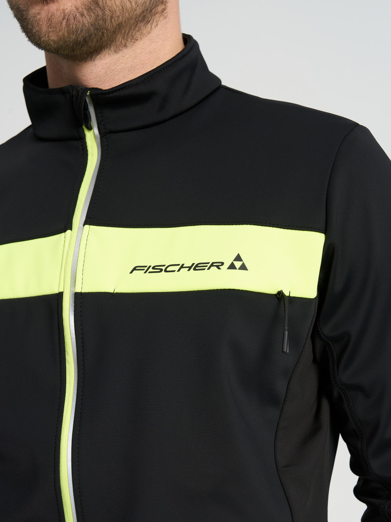 Куртка для беговых лыж мужская Fischer Softshell Warm