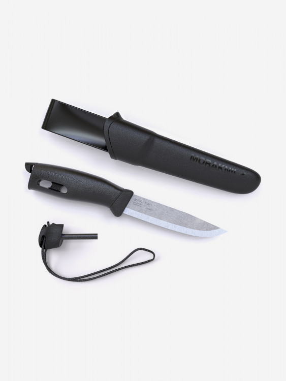 Нож Morakniv Companion Spark Black, нержавеющая сталь, 13567