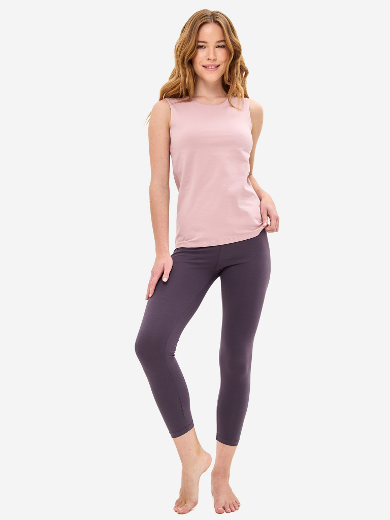 Майка розовая с нижним топом женская ANGAMI