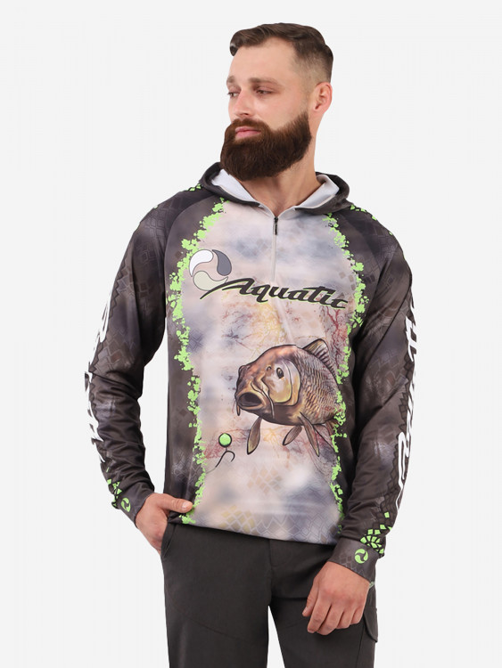 Джерси с капюшоном Аquatic Дж-06 для рыбалки и охоты
