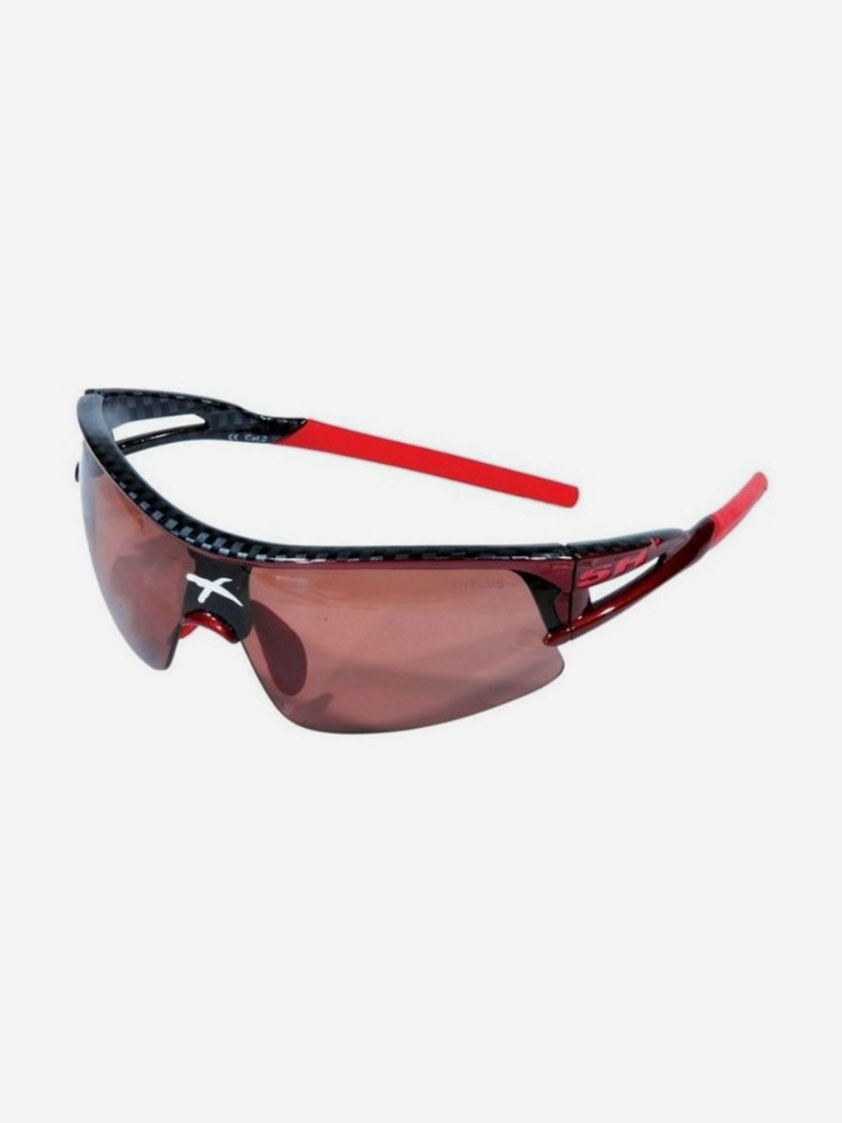 Спортивные очки SH+ RG 4600 Small Face carbon/red polarized (+2 доп. линзы)