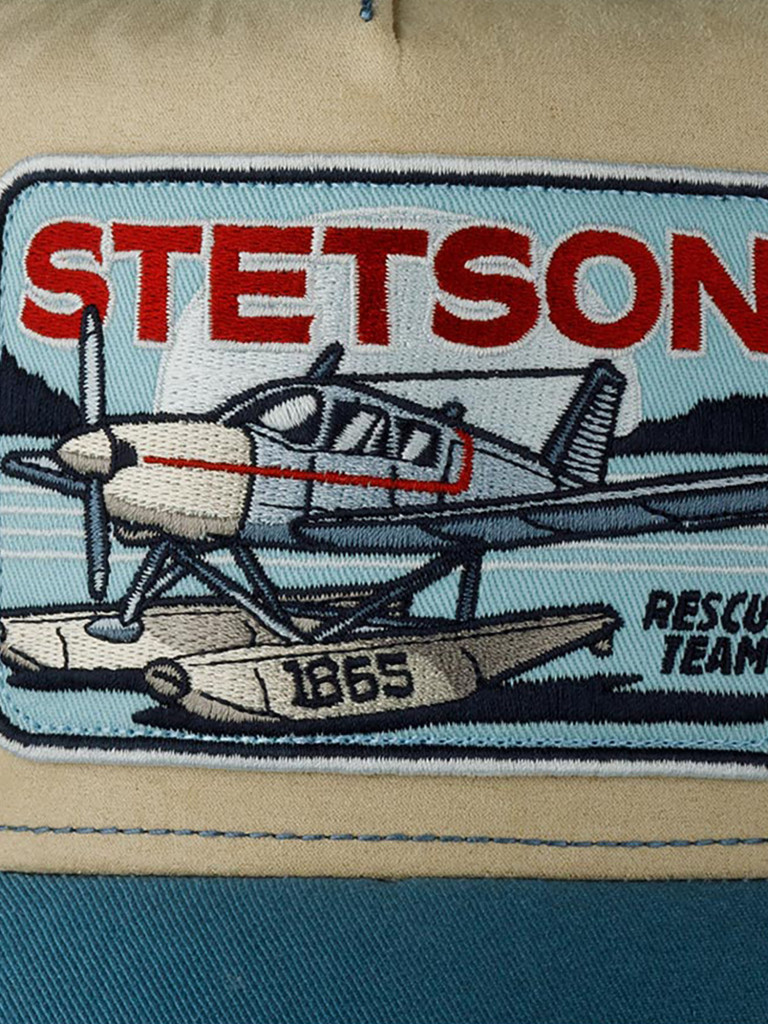 Бейсболка с сеточкой STETSON 7761117 TRUCKER CAP RESCUE TEAM (бежевый)