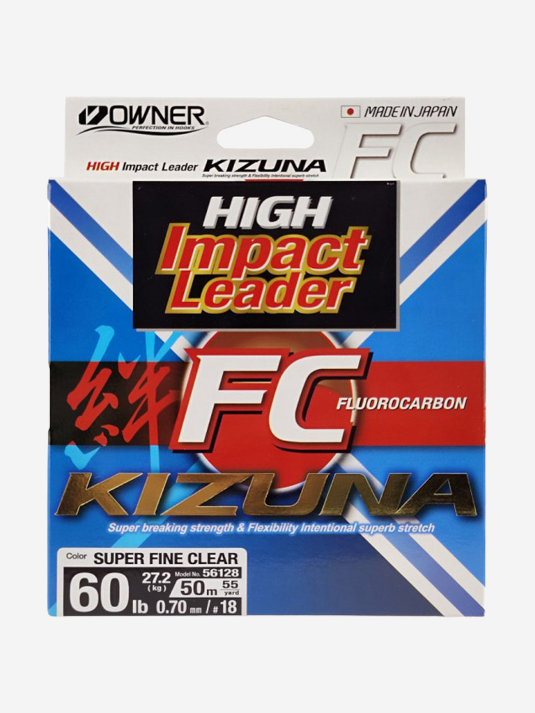 Леска Kizuna FC super clear OWNER 50м 0.70мм 27.22кг