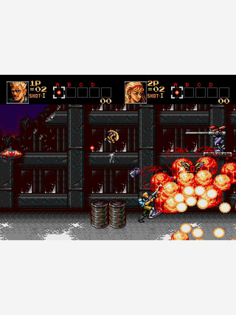 Картридж игровой DVTech Contra Hard Corps (на русском) 16 bit