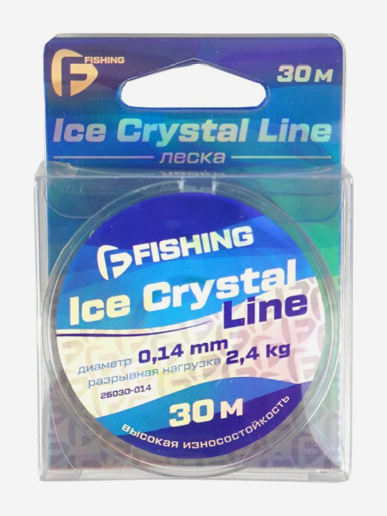 Леска F-FISHING Ice Crystal Line 30м 0,14мм