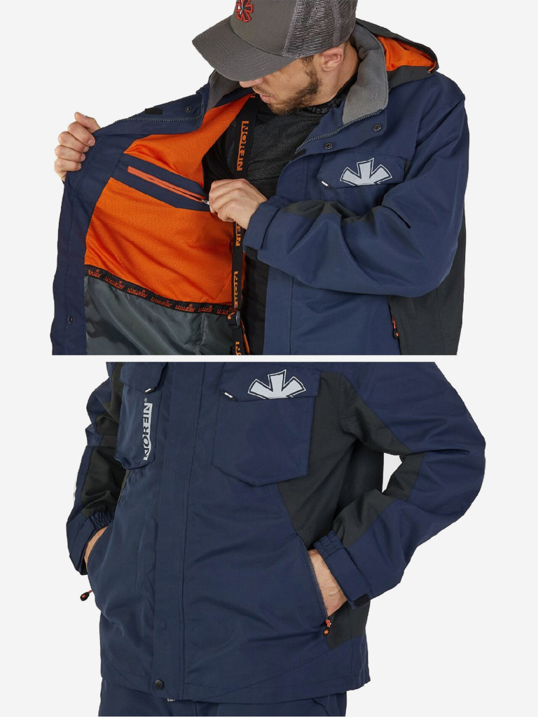 Костюм мужской Norfin ALPHA NAVY BLUE демисезонный мембранный для охоты и рыбалки