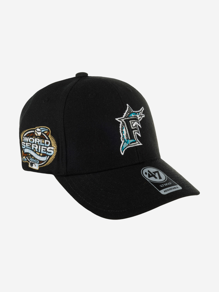 Бейсболка 47 BRAND BCWS-SUMVP28WBP-BK03 Miami Marlins MLB (черный)