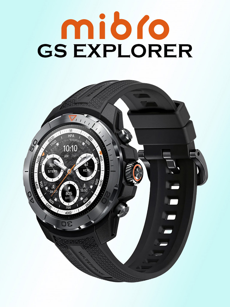 Умные часы Mibro GS Explorer, XPAW017OB, черные