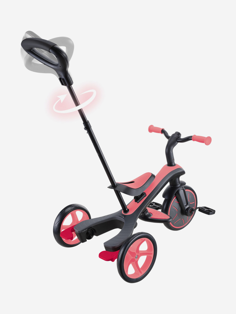 Трехколесный велосипед-беговел Globber TRIKE EXPLORER (4в1)