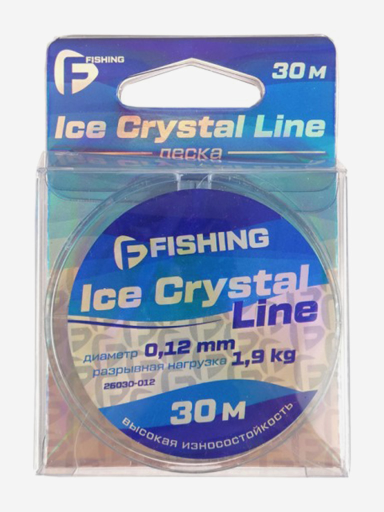 Леска F-FISHING Ice Crystal Line 30м 0,12мм