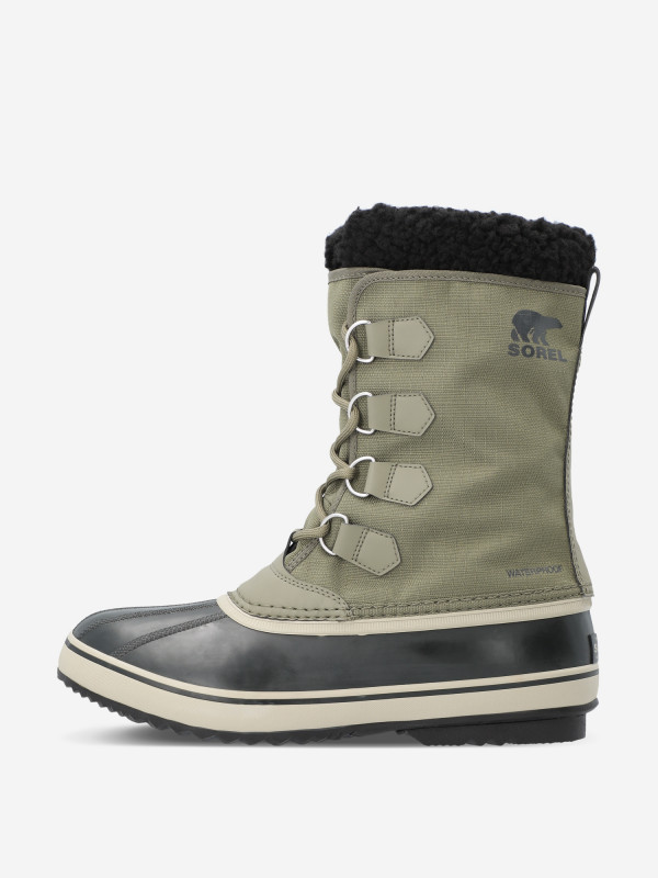 Ботинки утепленные мужские Sorel 1964 Pac™ Nylon Wp арт. 2114071 зеленый цвет — купить за 10999 руб., отзывы в интернет-магазине Спортмастер