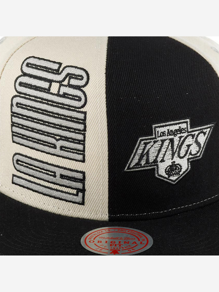 Бейсболка с прямым козырьком MITCHELL NESS HHSS5371-LAKYYPPPOFWH Los Angeles Kings NHL