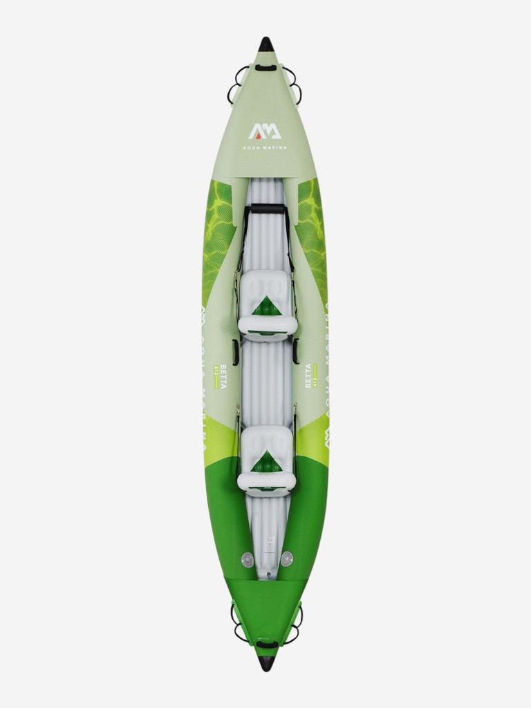 Каяк надувной двухместный с веслами Aqua Marina Betta-412, 412x80см