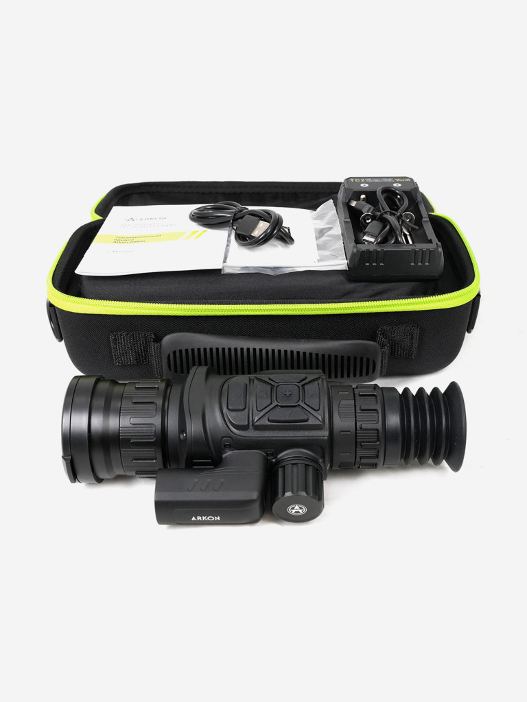 Тепловизионный прицел Arkon Arma HR50L с баллистическим калькулятором,1800-2500м, zoom 2,4х-19,2х,WiFi,VOx 640х512рх,OLED 1024х768рх