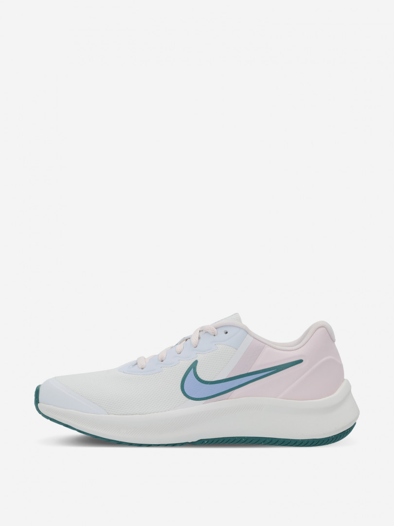 фото Кроссовки для девочек nike star runner 3 gs, белый