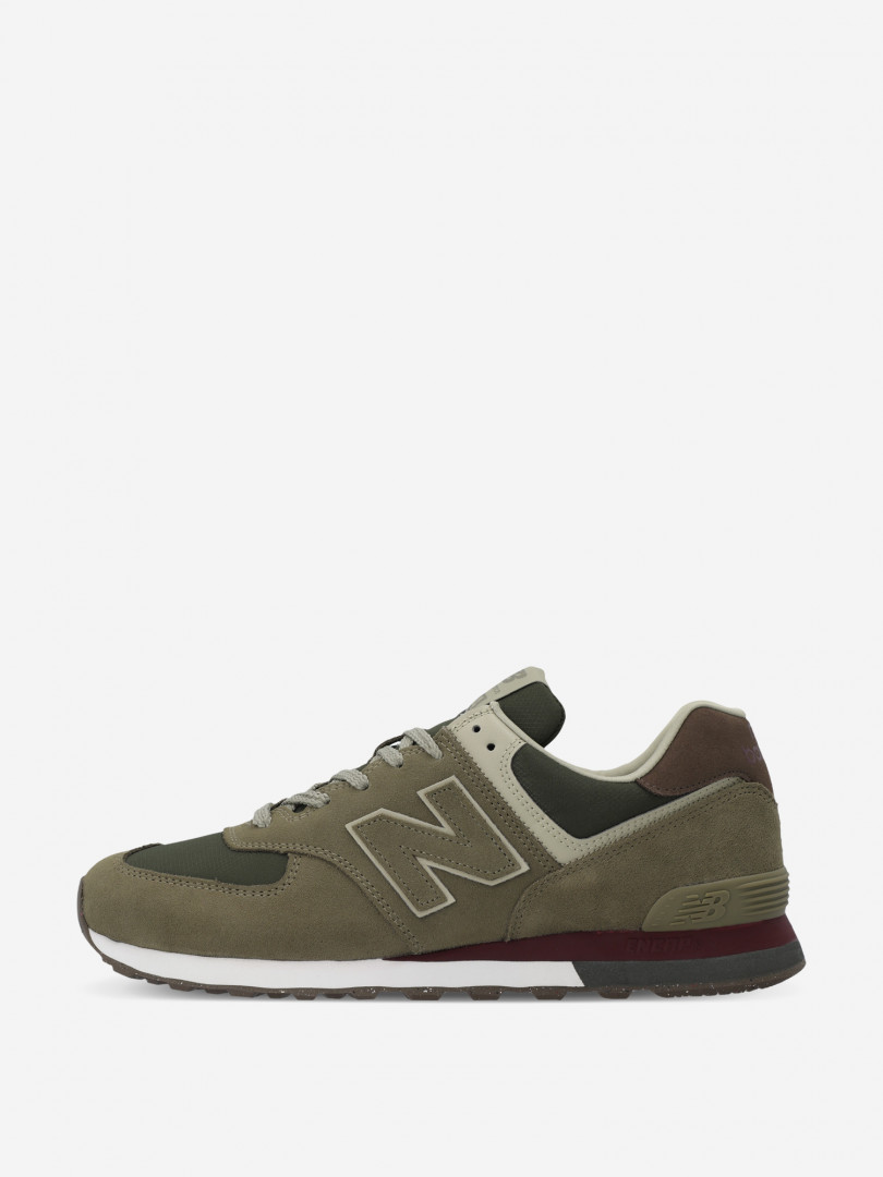 фото Кроссовки new balance 574, зеленый