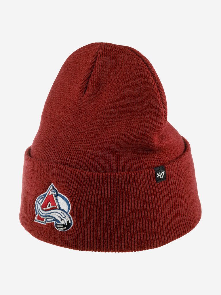 Шапка с отворотом 47 BRAND H-HYMKR16ACE-CA Colorado Avalanche NHL (малиновый)
