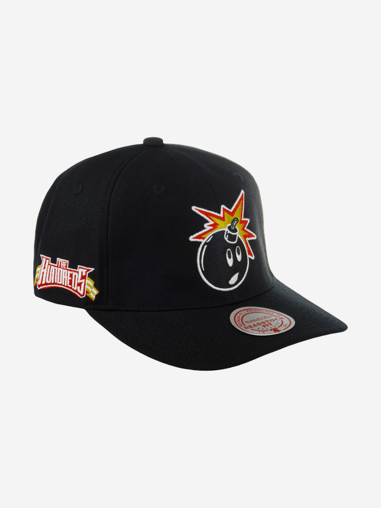 Бейсболка с прямым козырьком MITCHELL NESS HMUS6367-MNNYYPPPBLCK (черный)