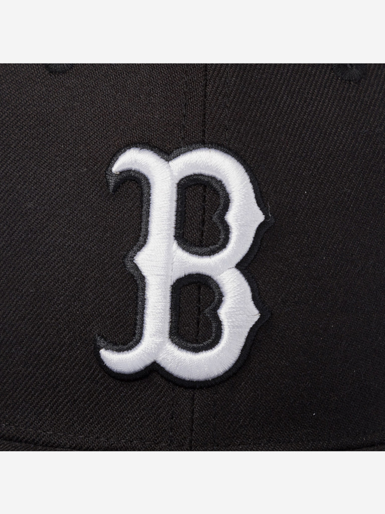 Бейсболка с прямым козырьком 47 BRAND B-NSHOT02WBP-BKD Boston Red Sox MLB