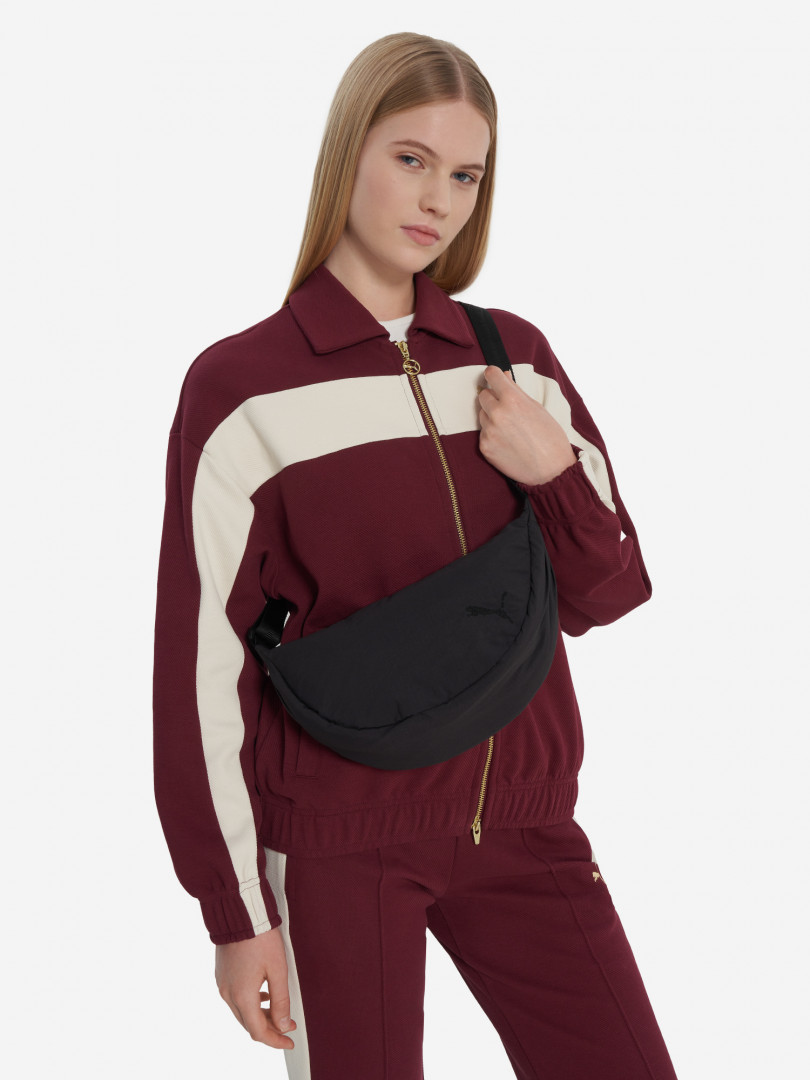 фото Сумка через плечо женская puma her half moon, черный