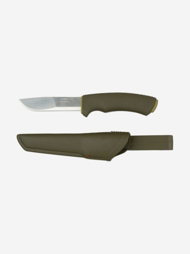Нож Morakniv BushCraft Forest, нержавеющая сталь, рез. рукоять, 12493