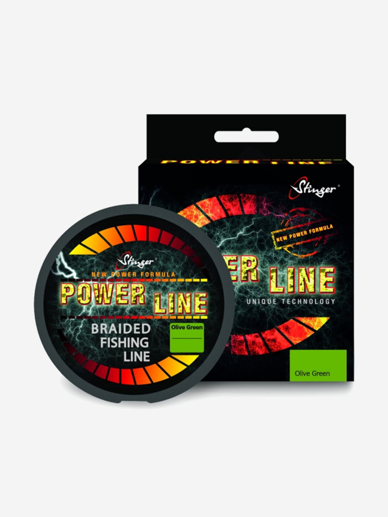 Плетеный шнур Stinger PowerLine 150 m, Olive Green, 0,25 мм