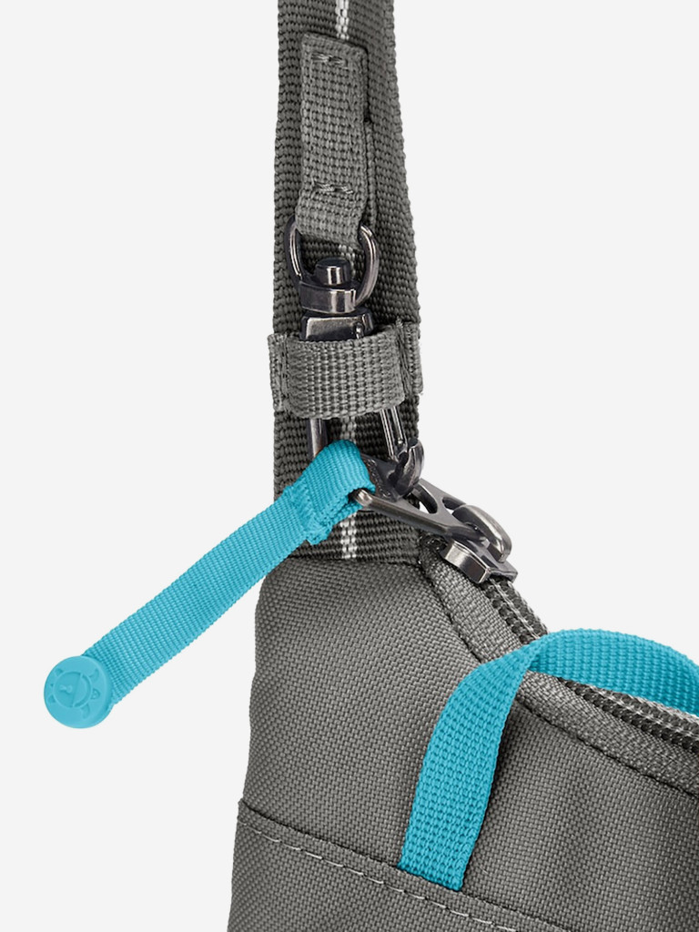 Сумка антивор Pacsafe GO Tech Crossbody, серый, 0,2 л.