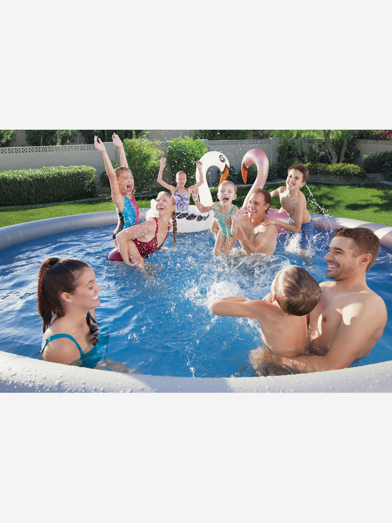 Бассейн с надувным бортом Bestway 57313 (457х84см)