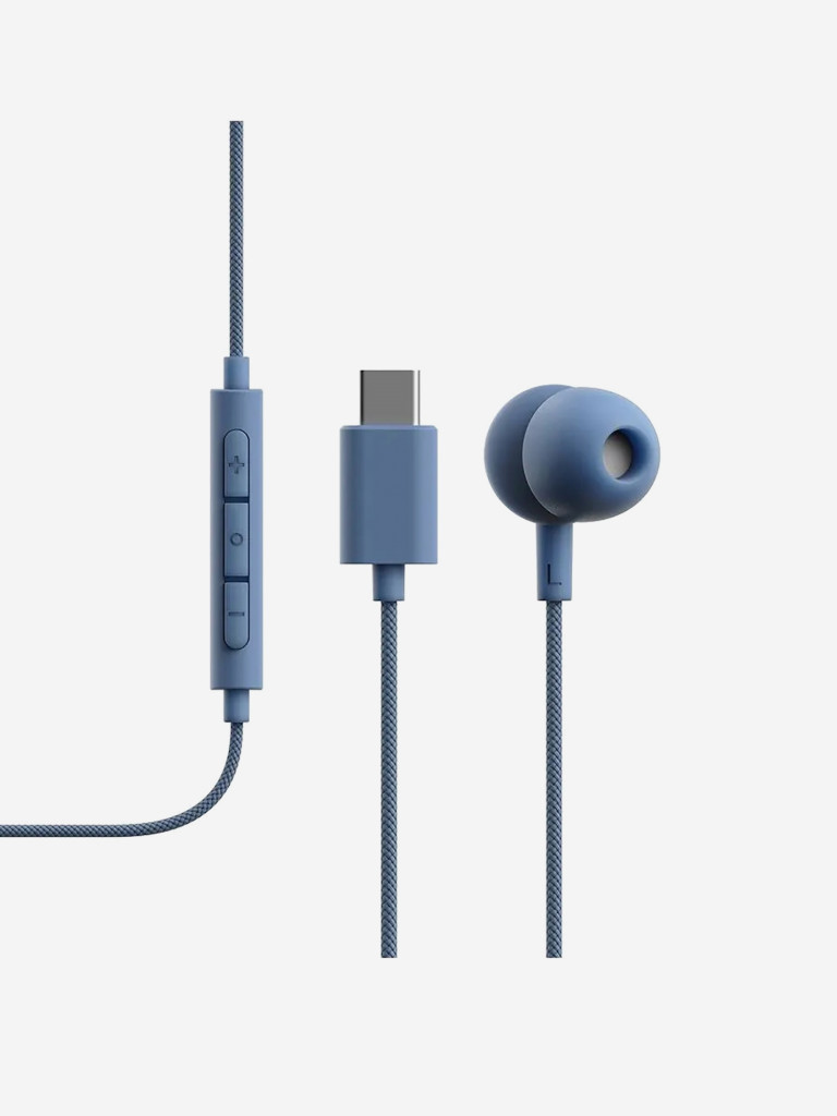 Проводные наушники Sudio V3 Wired Earbuds со встроенным микрофоном, чвет: синий