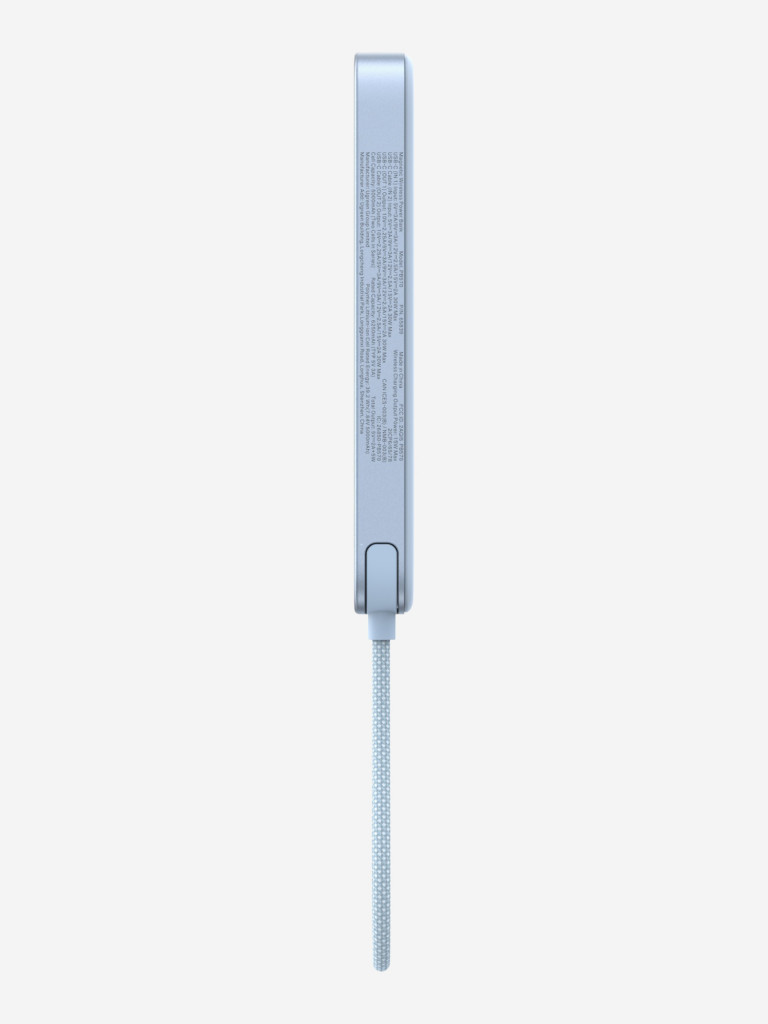 Внешний аккумулятор UGREEN PB570 (65839B) MagFlow Air Ultra-Slim 30W Magnetic 10000mAh Wireless Power Bank USB-C Cable