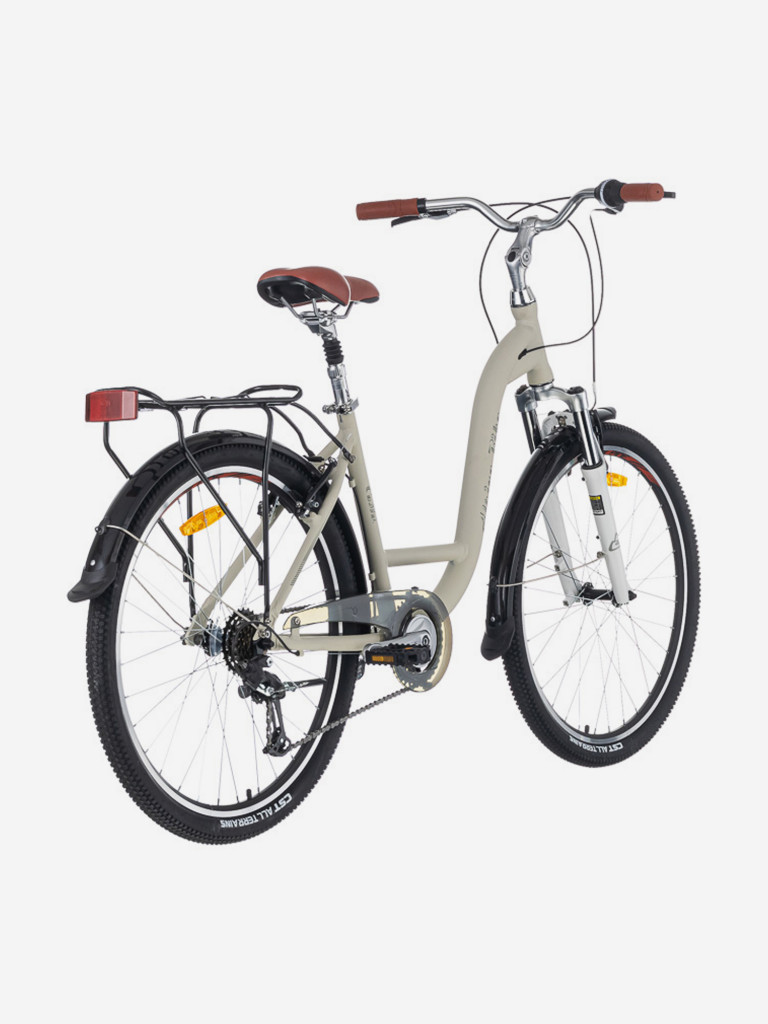 Велосипед Alpinebike Costa, М, 26", городской, 7 скоростей, белый