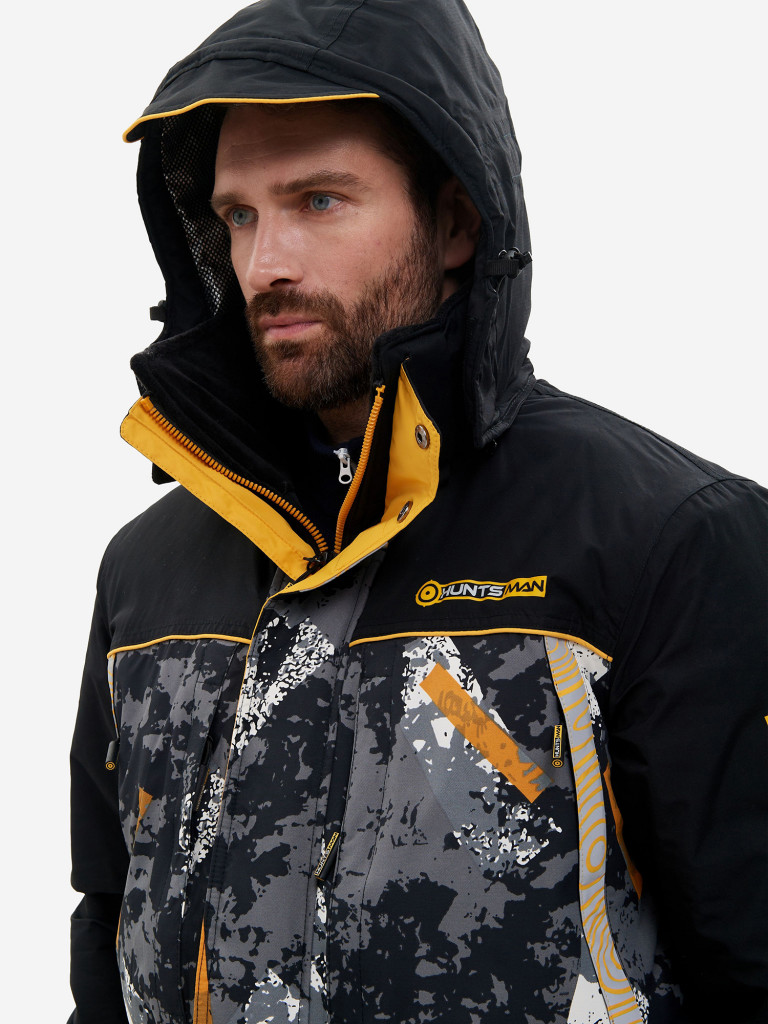 Костюм мужской Huntsman Elbrus, зимний из мембранной ткани, для охоты и рыбалки