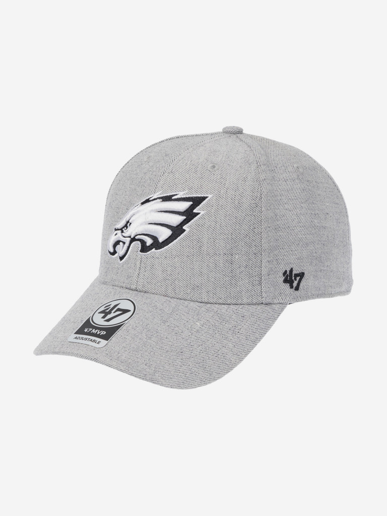 Бейсболка 47 BRAND F-STMCD24WHV-CC Philadelphia Eagles NFL (серый)