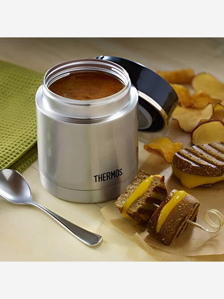 Термос для еды 470 мл THERMOS NS-340 чёрный
