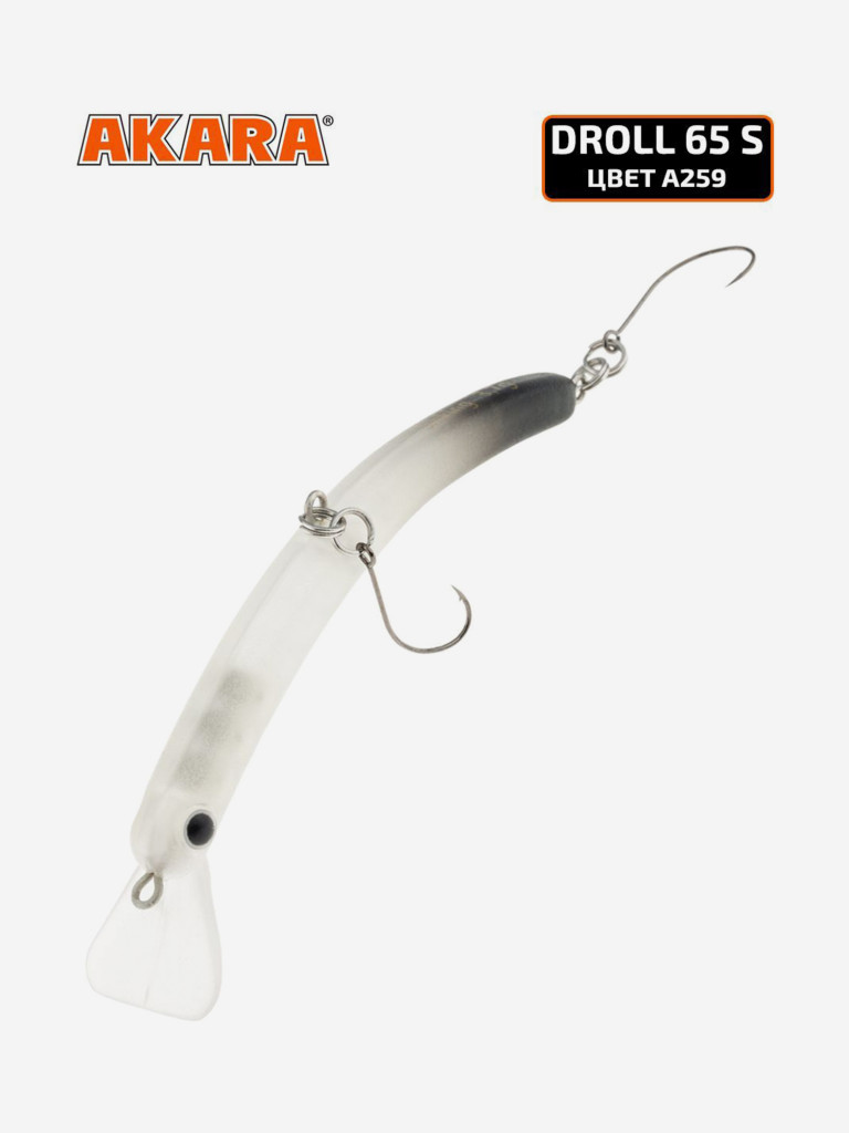 Воблер Akara Droll 65S минноу тонущий на форель 3,7гр A259