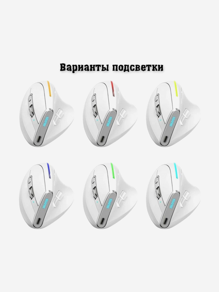 Вертикальная мышь ZELOTES F-36