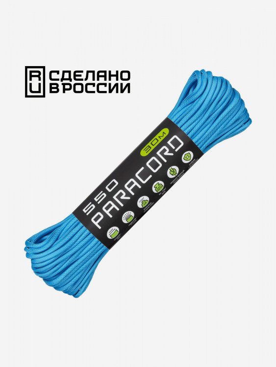 Паракорд 550 CORD nylon 30м RUS (carolina blue)